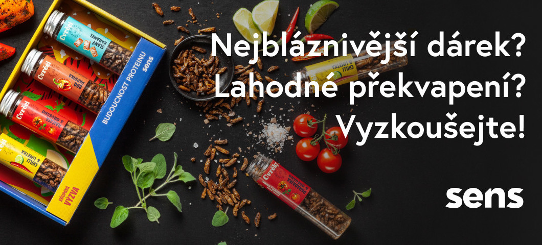 Sens cvrččí pochoutka