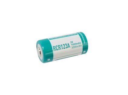 Nabíjecí baterie RCR123A 1000 mAh 3V
