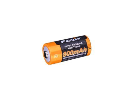 fenix rcr123a 16340 usb c nabijeci baterie